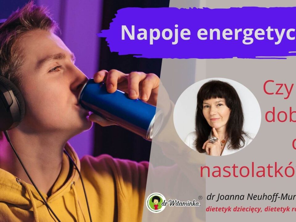 Czy nastolatkowie moga pic napoje energetyczne